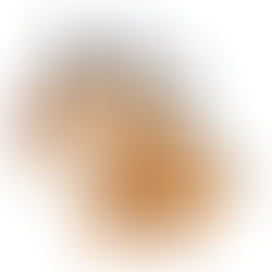 Varren from Mass Effect plushie based on the fishdog creatures as seen in-game, also shown to scale with a Mabari from Dragon Age plushie