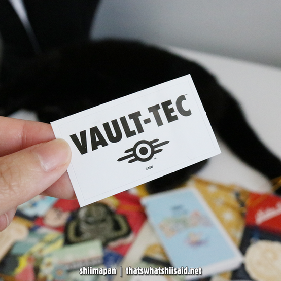 Day 8 of the Fallout advent calendar: Vault-Tec mini sticker