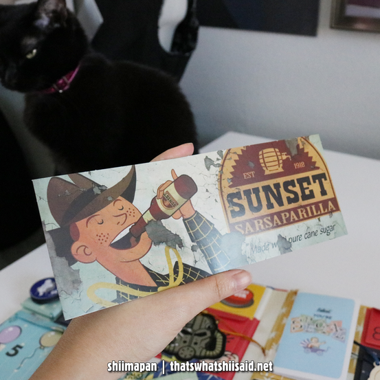 Day 5 of the Fallout advent calendar: Sunset Sarsaparilla mini print