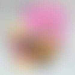 Slocum's Joe from Fallout box set that includes: an art print, 4 donut plush toys, and an enamel pin packaged in a pink square box