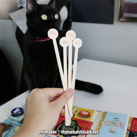 Day 15 of the Fallout advent calendar: Vault-Tec drink stirrers