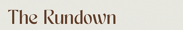 The rundown