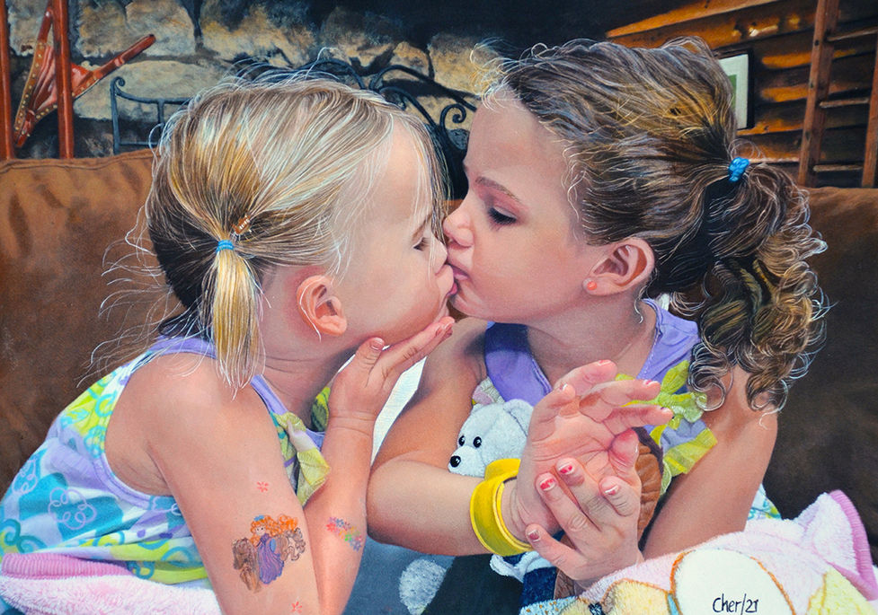 Kissing Cousins | Acrylic