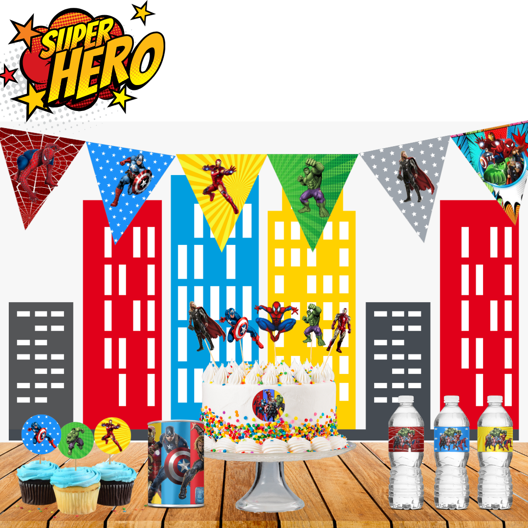 Avengers Superheros Party Kit