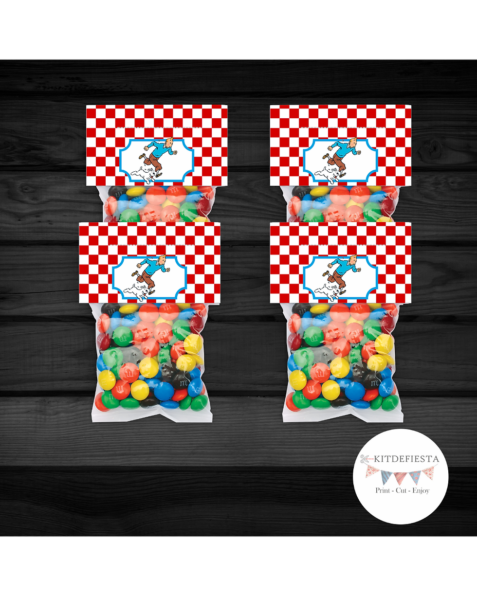 Miniatura: Tintin Party Kit candy bags