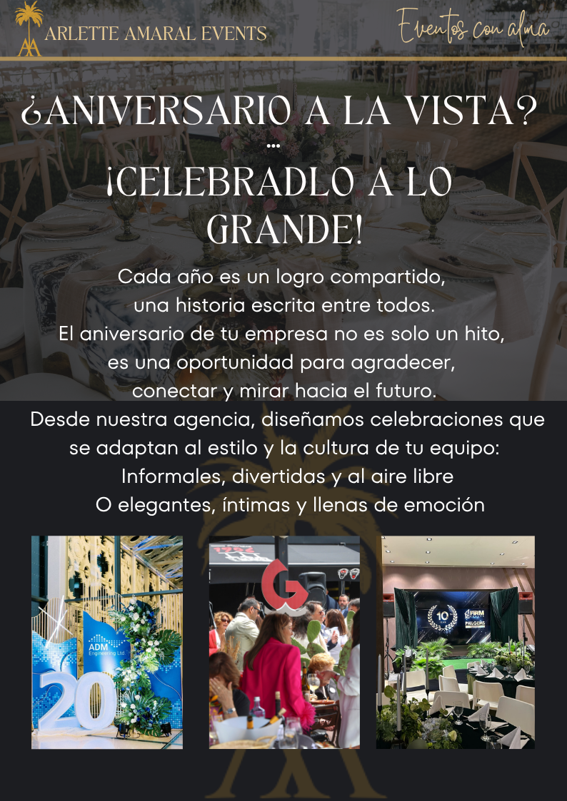 La importancia de celebrar los aniversarios de la empresa.