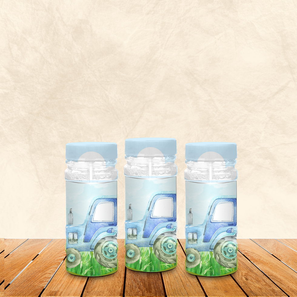 Miniatura: Tractors Party Kit bubble label