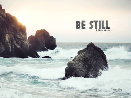 Be Still in His Presence.