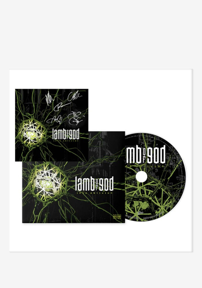 AUTOGRAFIADO Lamb of God - Into Oblivion CD
