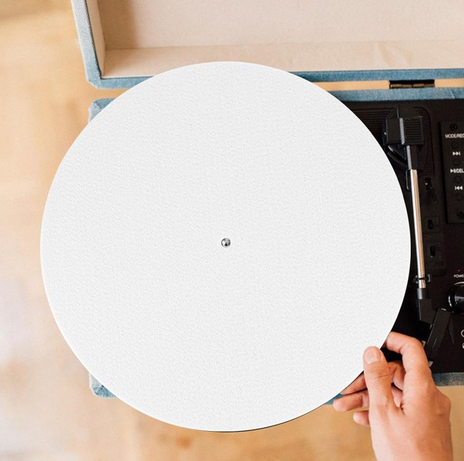 Miniatura: Slipmat Tapete para Tocadiscos Fieltro Blanco