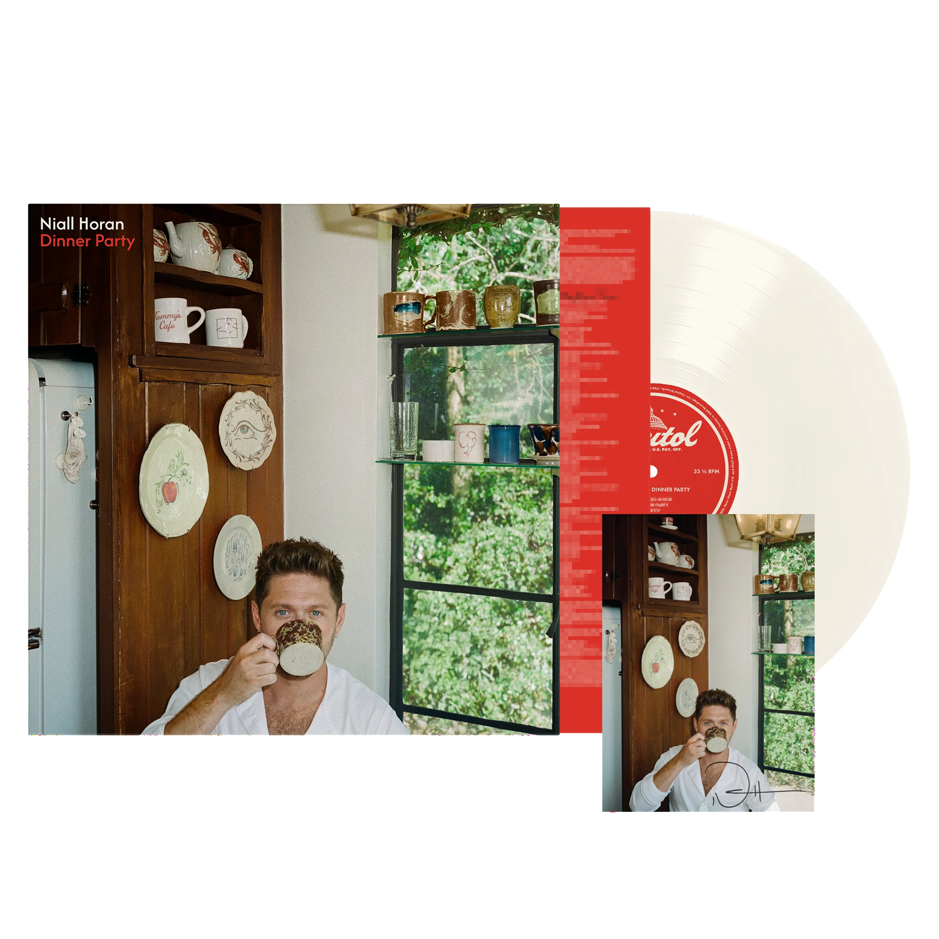 AUTOGRAFIADO Niall Horan - Dinner Party White Vinilo