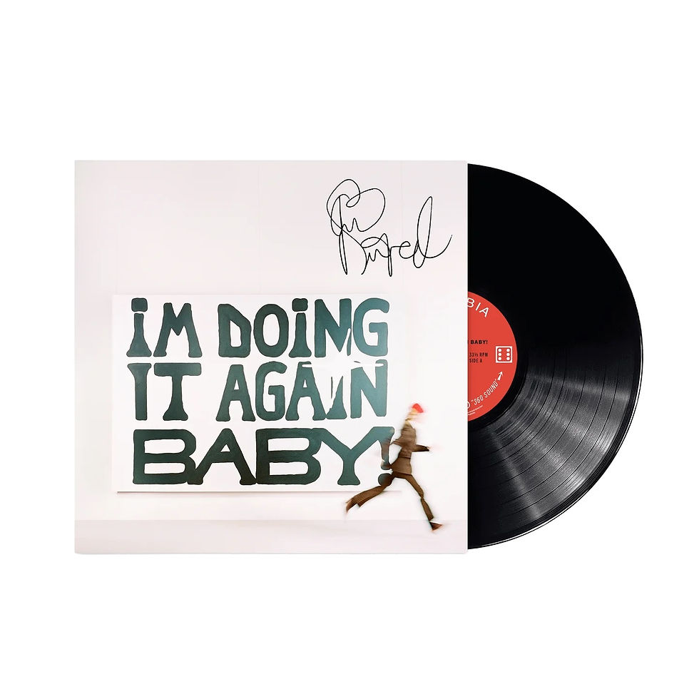 AUTOGRAFIADO Girl In Red - I’m Doing It Again Baby! Vinilo