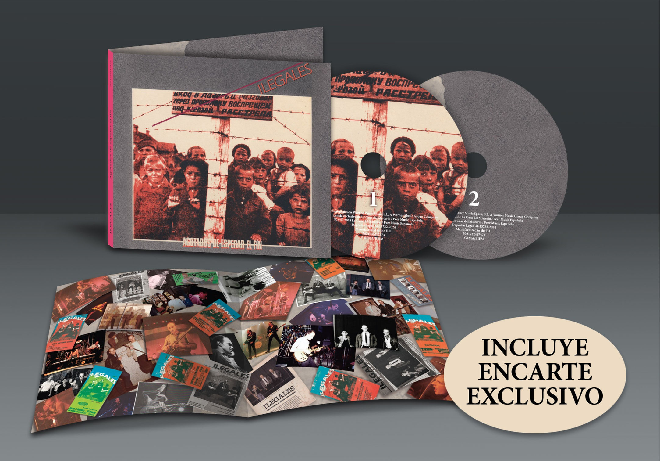 AUTOGRAFIADO Ilegales - Agotados De Esperar El Fin (Edición Deluxe) CD