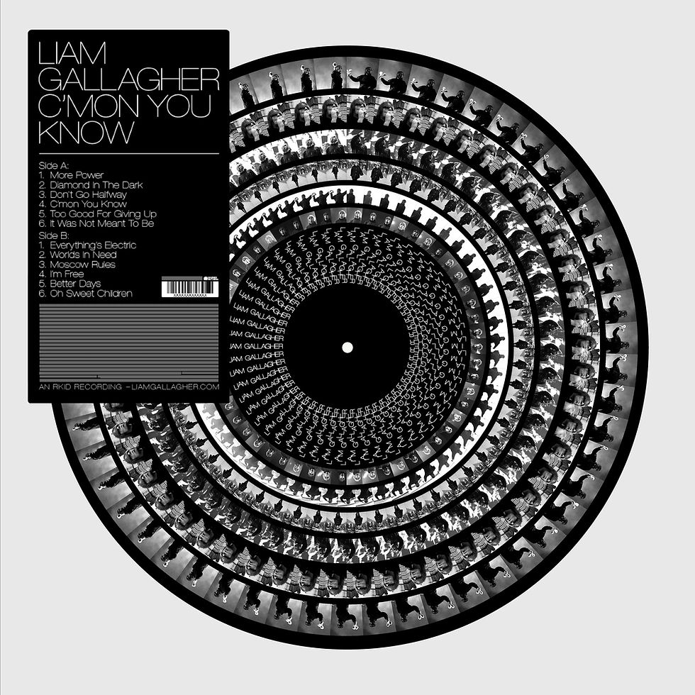 Liam Gallagher – C’mon You Know Picture Disc Zoetrope Vinilo