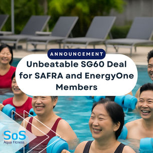 SAFRA Members – Don’t Miss the SG60 Aqua Fitness Promo!