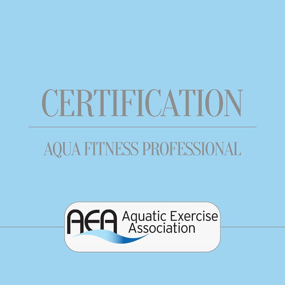 Aqua Fitness Professional Certification (Nov 2025)