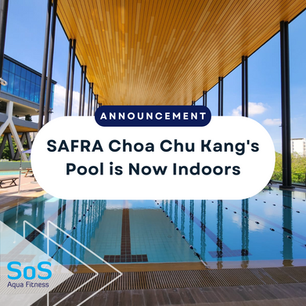 Dive into All-Weather Aquatic Bliss at SAFRA Choa Chu Kang's Newly Approved Indoor Swimming Pool!
