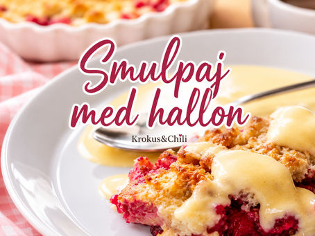 •Smulpaj med hallon