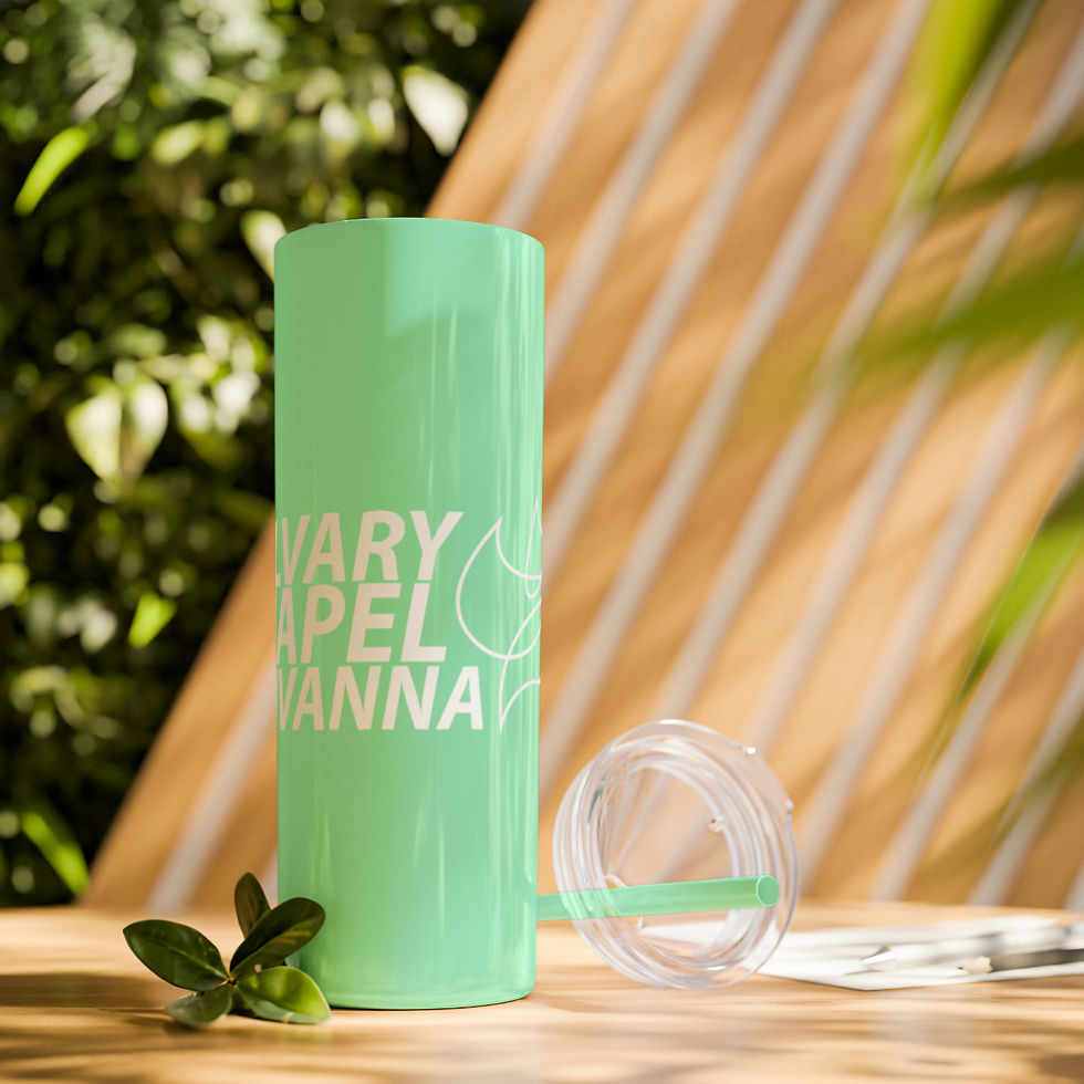 Thumbnail: Calvary Chapel Fluvanna Skinny Tumbler with Straw, 20oz