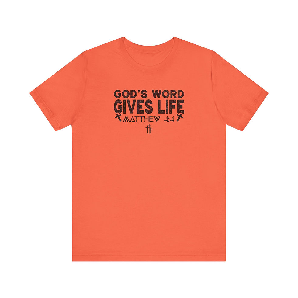 Thumbnail: God's Word Gives Life Unisex Jersey Short Sleeve Tee