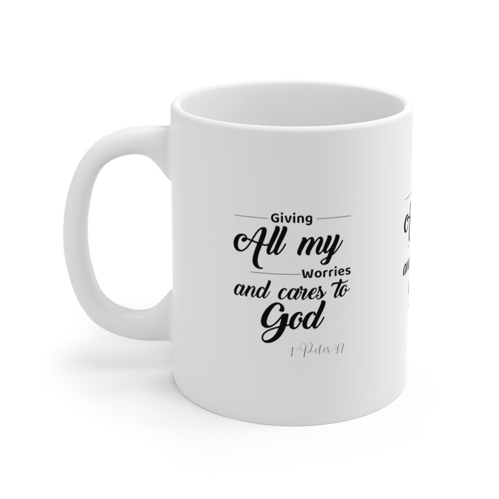 Thumbnail: Giving 1 Peter 4:7 Ceramic Mug 11oz by Christian Fitted