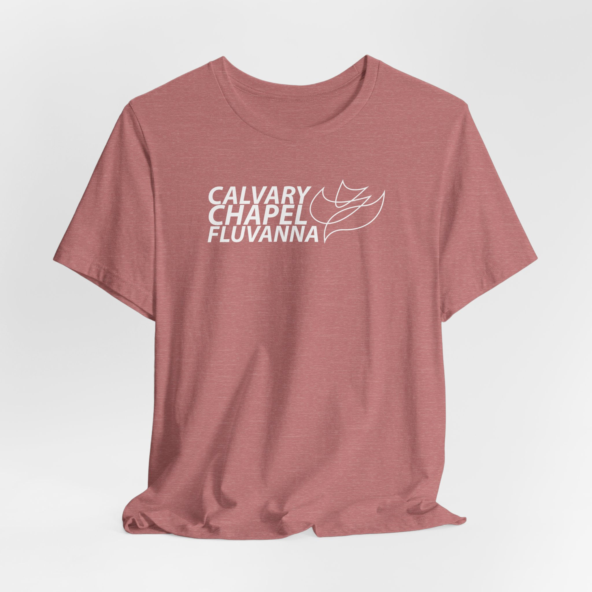 Calvary Chapel Fluvanna Original Design Front and Back Unisex Short Sleeve Tee
