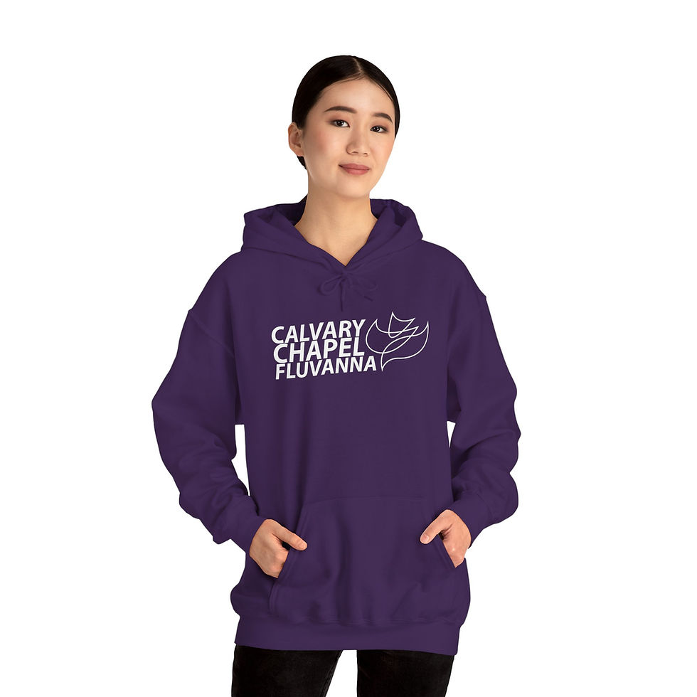 Thumbnail: Calvary Chapel Fluvanna Unisex Heavy Blend™ Hooded Sweatshirt