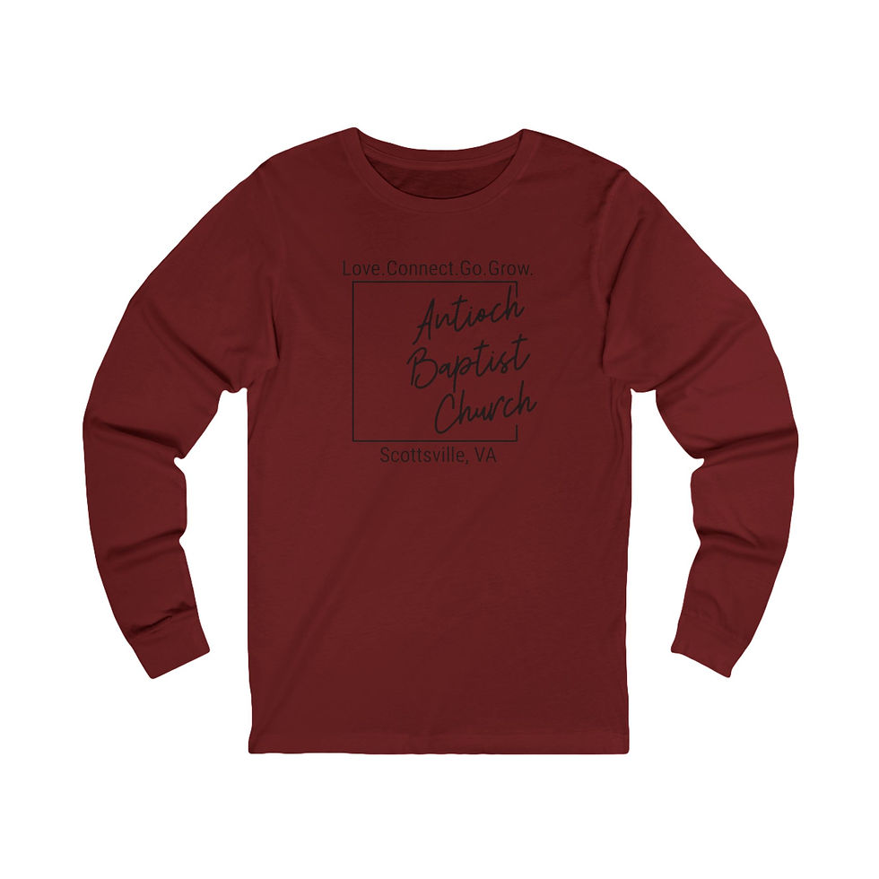 Thumbnail: Antioch Baptist V3 Unisex Jersey Long Sleeve Tee