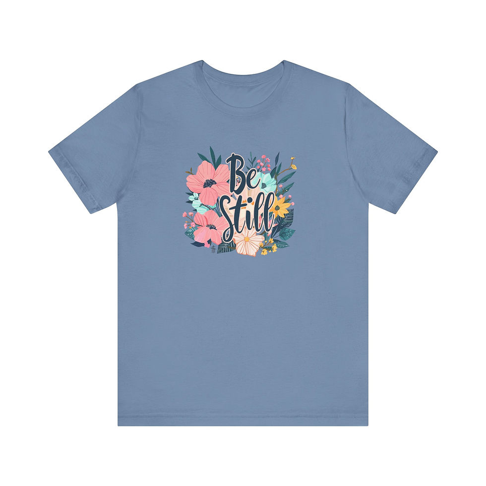 Thumbnail: Be Still Unisex Jersey Short Sleeve Tee