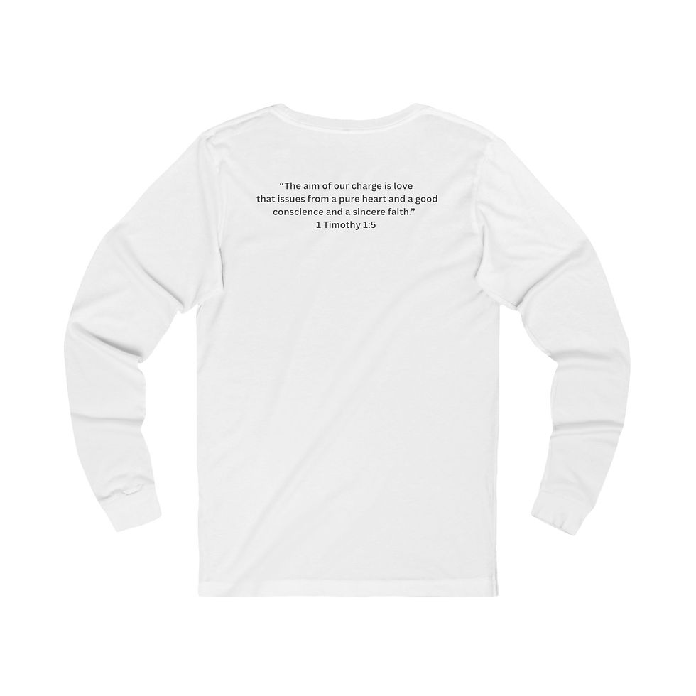 Thumbnail: Calvary Chapel Keswick Small Logo Unisex Jersey Long Sleeve Tee