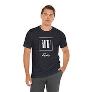 faith-over-fear-unisex-short-sleeve-tee-w-white-logo-by-christian fitted