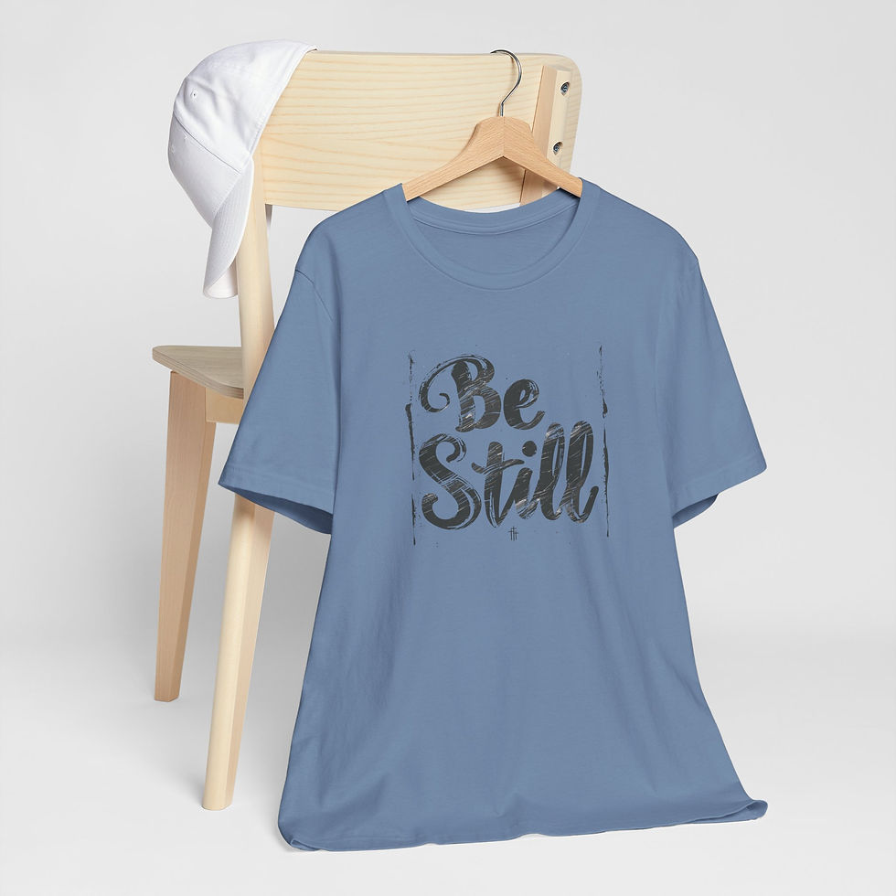 Thumbnail: Be Still Unisex Jersey Short Sleeve Tee