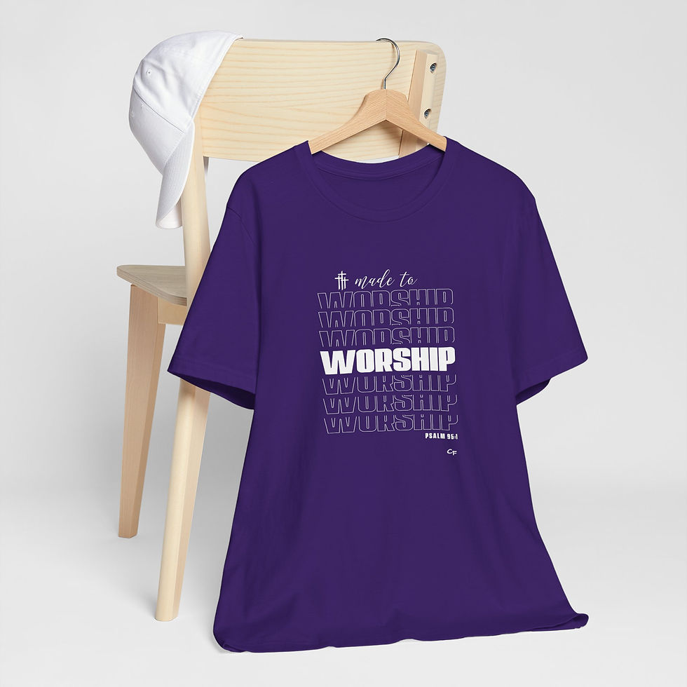 Thumbnail: Made to Worship Unisex Jersey Short Sleeve Tee