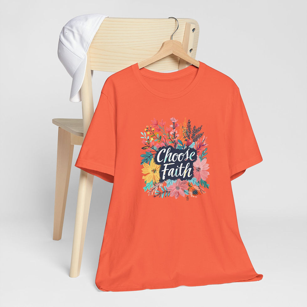 Thumbnail: Choose Faith Unisex Jersey Short Sleeve Tee