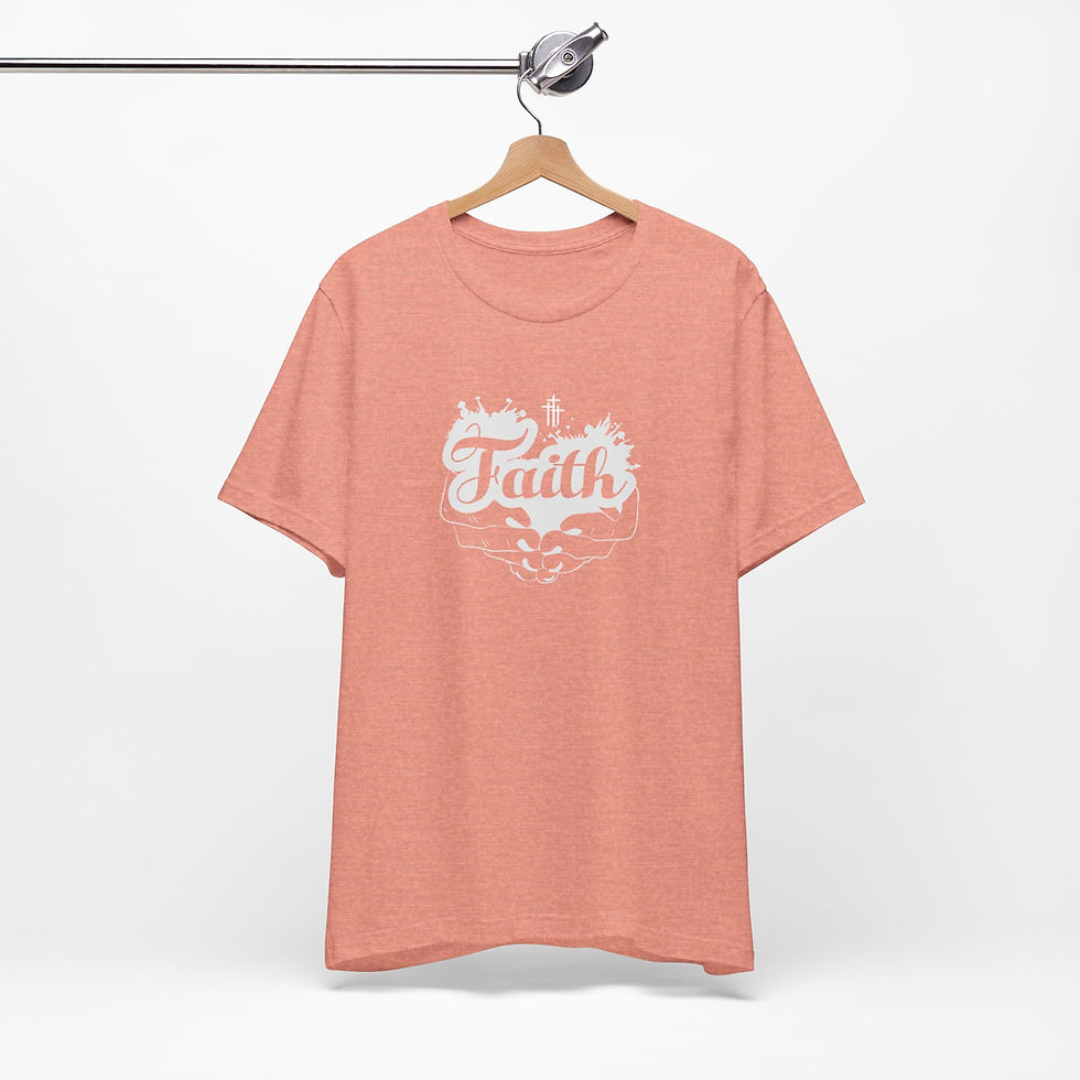 Thumbnail: Faith Hands Wh Unisex Jersey Short Sleeve Tee