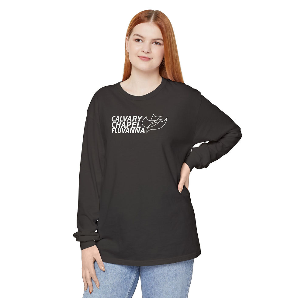 Thumbnail: Calvary Chapel Fluvanna Original Front and Back Design Unisex Long Sleeve TShirt