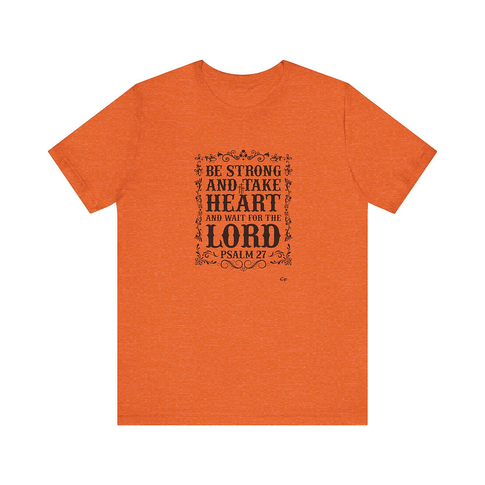 Thumbnail: Take Heart Unisex Jersey Short Sleeve Tee