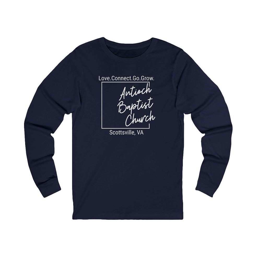 Thumbnail: Antioch Baptist V3 Unisex Jersey Long Sleeve Tee
