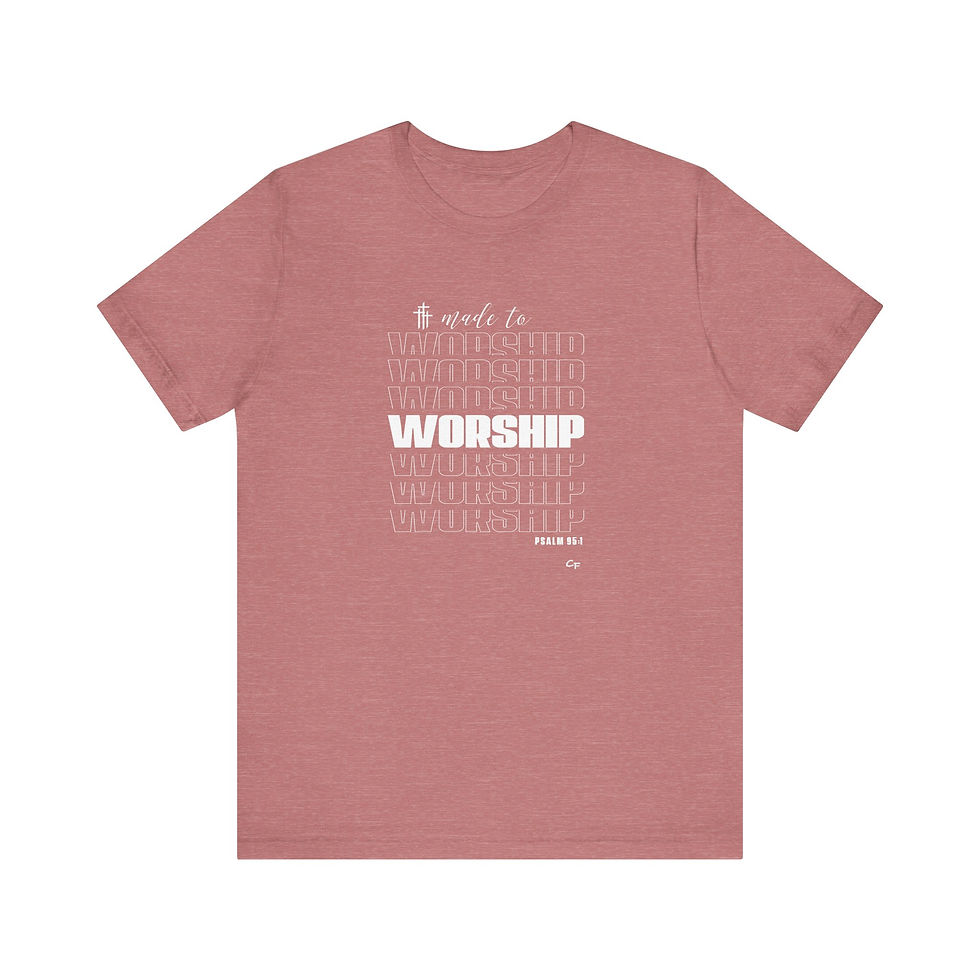 Thumbnail: Made to Worship Unisex Jersey Short Sleeve Tee