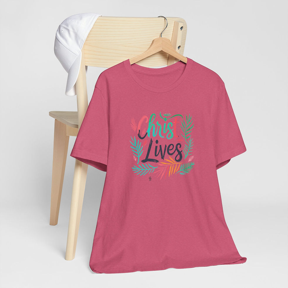 Thumbnail: Christ Lives Unisex Jersey Short Sleeve Tee