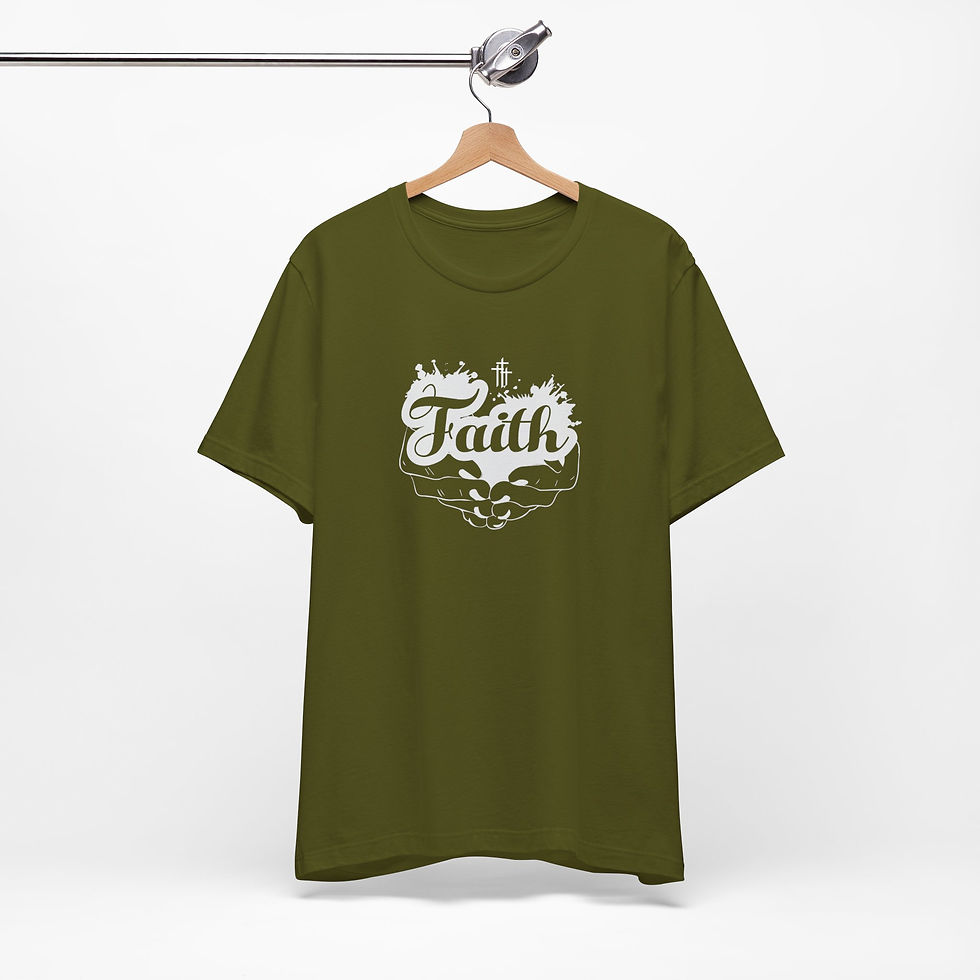Thumbnail: Faith Hands Wh Unisex Jersey Short Sleeve Tee