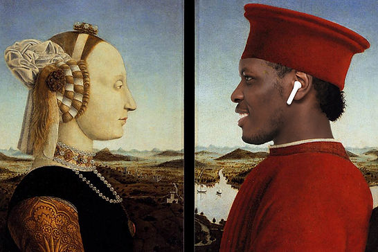Duke and Duchess of Urbino by Piero