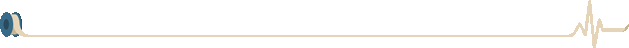 Stylized tape line with heartbeat rhythm and SHS brand colors, symbolizing care, consistency, and behind-the-scenes support.
