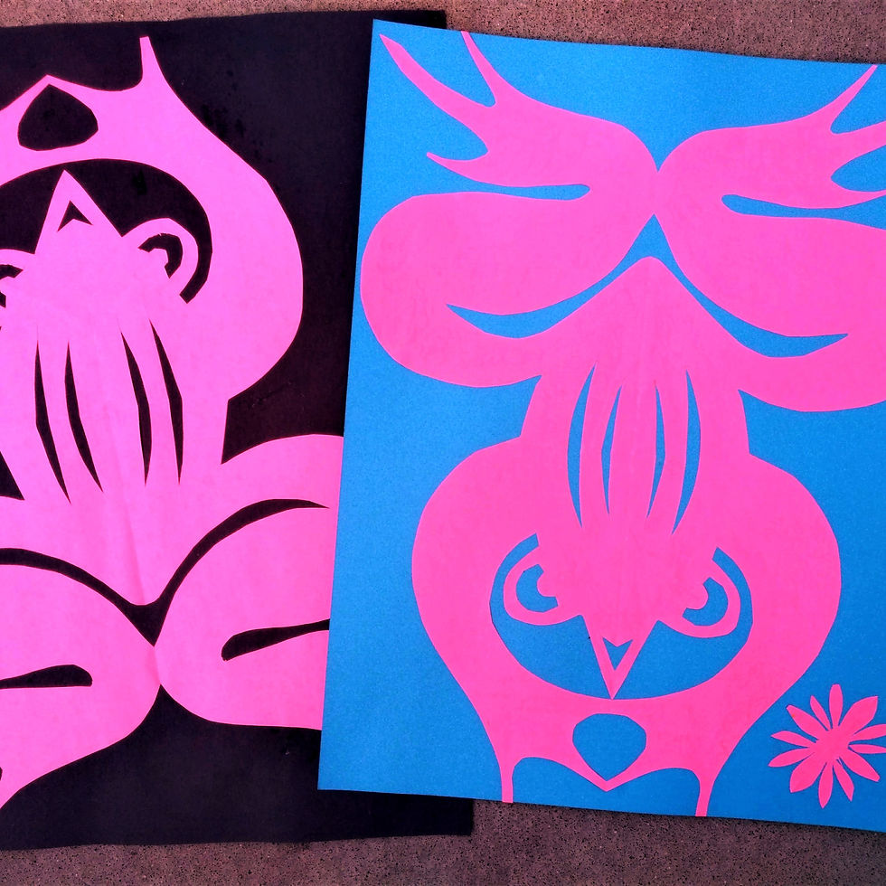 Thumbnail: Frog paper cut