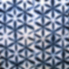 SHIBORI tie-dyed textile