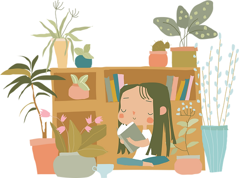Books with Girl.png
