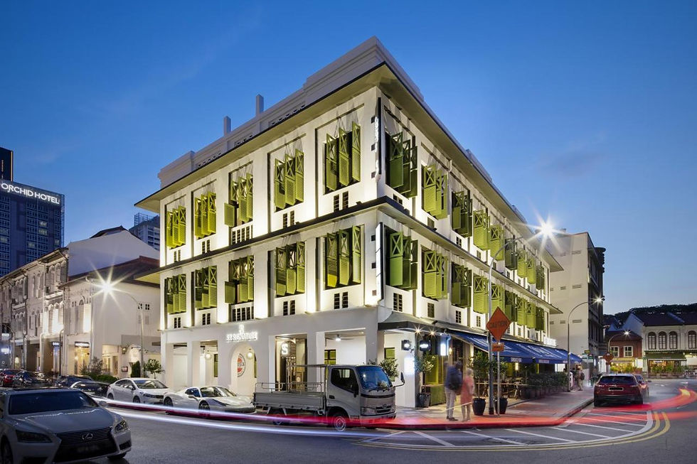 The corner of 32 Tras Street where The Chinese Kindergarten used to be is now a hotel. (Photo Credit: www.best-singapore-hotels.com)