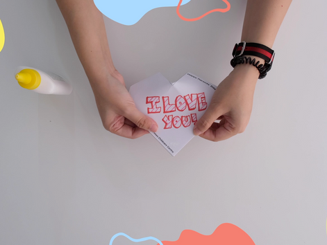 Parents' Day 2021 - 3D Heart Origami Craft