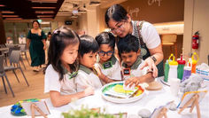 Acrylic Pour Art - a Metaphor for Growing Executive Functioning in Children