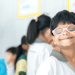 Fulfilling a child's longing to go to school just like his twin sister